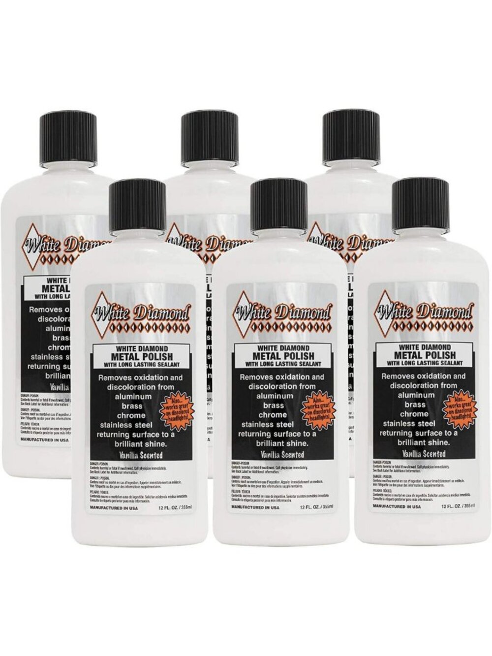 Multi-Purpose Metal Polish & Cleaner for Stainless Steel, Brass, Chrome, Gold